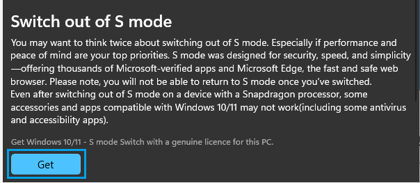 How to Switch OFF S Mode in Windows 11 - 27