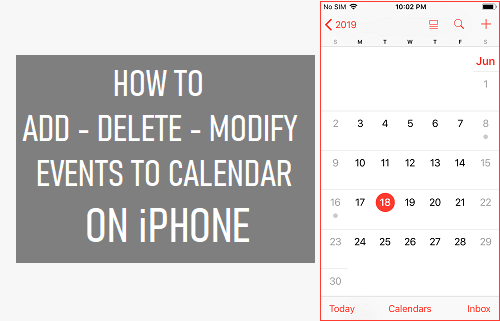 Top 6 How to delete events on calendar iphone 3 How to Add, Delete, Modify Events to Calendar on iPhone