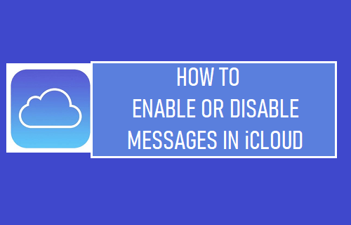 Enable or Disable Messages in iCloud