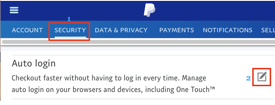 How to Stop PayPal One Touch Automatic Login - 60