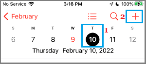 Add Event to iPhone Calendar