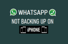 WhatsApp Not Backing Up on iPhone