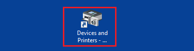 Devices & Printers Shortcut On Desktop