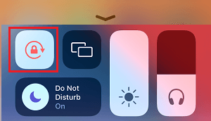 Disable Orientation Lock on iPhone