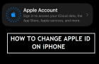 Change Apple ID on iPhone