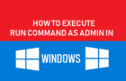 Execute Run Command As Admin