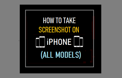 Take Screenshot On iPhone