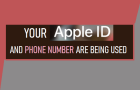 Your Apple ID and Phone Number are Being Used
