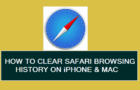 Clear Safari Browsing History on iPhone & Mac