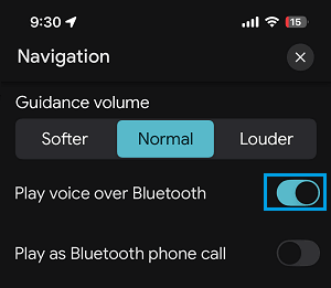 Enable "Play Voice Over Bluetooth" Option 