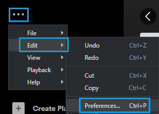 Open Spotify Preferences on Computer