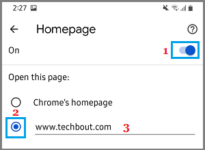 Add Website to Google Chrome As Home Page