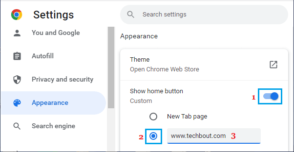 Add Website to Google Chrome As Home Page
