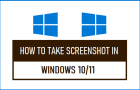 Take Screenshot in Windows 10/11