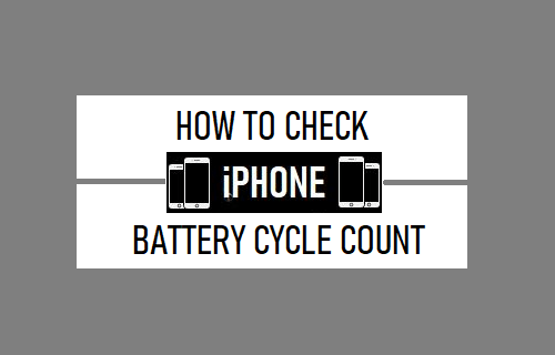 Comprobar el número de ciclos de la batería del iPhone