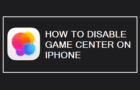 Disable Game Center On iPhone