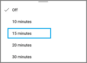 Select Time Period For Sleep Timer on YouTube