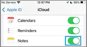 Enable Icloud Notes On Iphone
