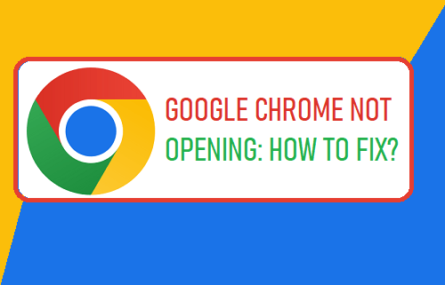 Google Chrome no se abre