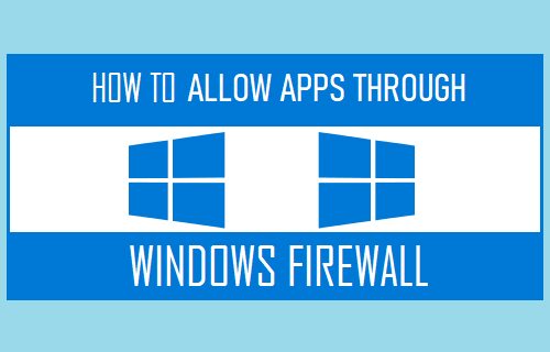 Apps Durch Die Windows-Firewall Zulassen