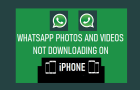 WhatsApp Photos And Videos Not Downloading on iPhone