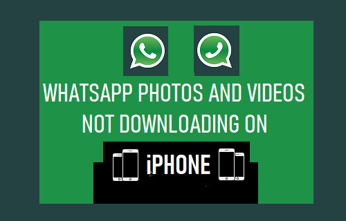 Fotos y videos de WhatsApp que no se descargan en iPhone
