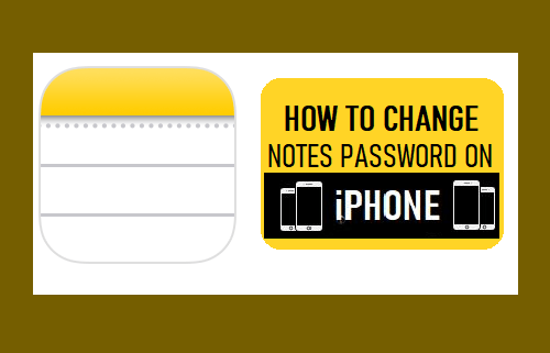 Cambiar la contraseña de notas en el iPhone