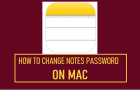 Change Notes Password on Mac