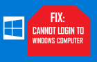 Can't Login to Computer