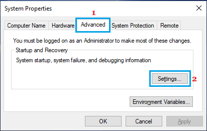 Öffnen Sie Die Option „Erweiterte Systemeinstellungen“ In Windows