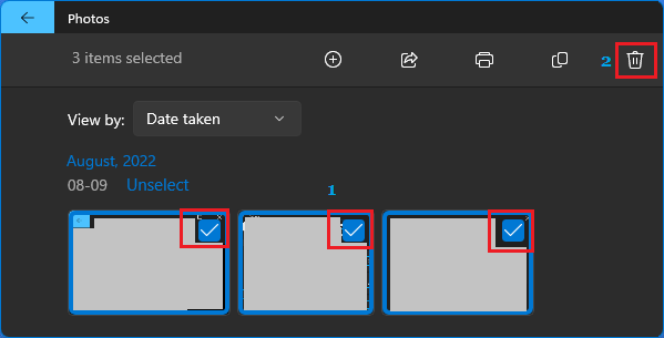 Löschen Sie Doppelte Fotos Vom Windows-Pc Mit Der Fotos-App