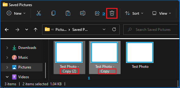 Delete Duplicate Photos from Windows PC Using File Explorer