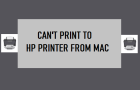 Can't Print to HP Printer from Mac