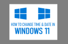 Change Time & Date Windows 11
