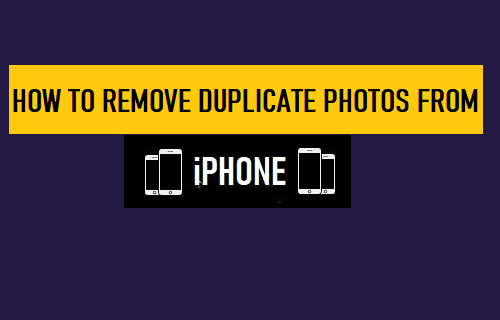 Remove Duplicate Photos from iPhone