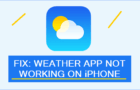 Weather App Not Working on iPhone