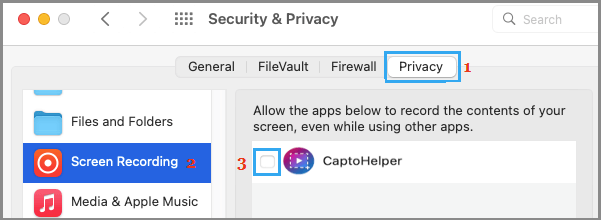 Prevent App from Screen Recording on Mac