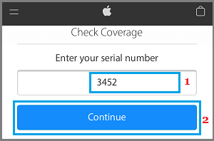 Geben Sie Die Iphone-Seriennummer Ein