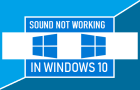 Sound Not Working in Windows 10