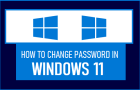 Change Password in Windows 11