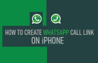 Create WhatsApp Call Link on iPhone