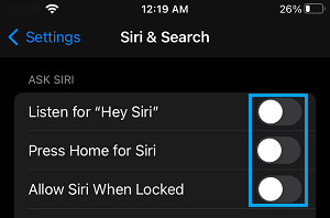 Totally Disable Siri on iPhone