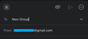 Send Group Email on iPhone Using Gmail