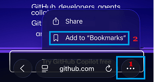 Add Articles to Bookmarks on iPhone Safari Browser