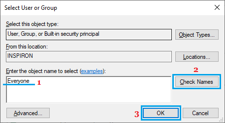 Allow Everyone to Access File
