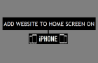 Add Website to Home Screen on iPhone