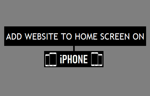 Add Website to Home Screen on iPhone