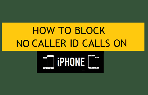 Block No Caller ID Calls on iPhone
