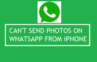 Can't Send Photos on WhatsApp from iPhone