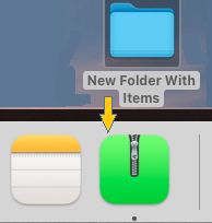 Zip Folder on Mac Using Archive Utility